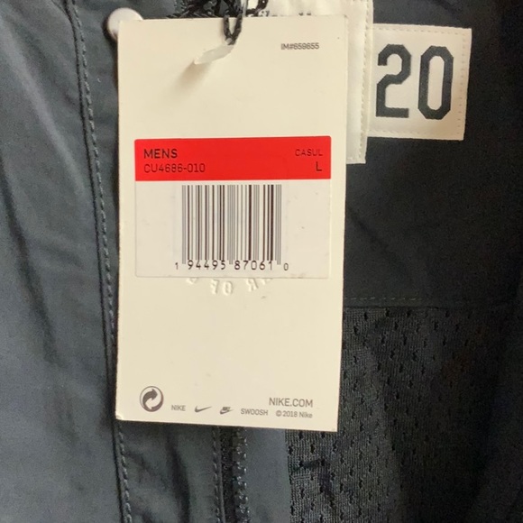 NWT Nike X Fear of God Warm Up Top Jerry Lorenzo Size Large Off Noir - Picture 5 of 7